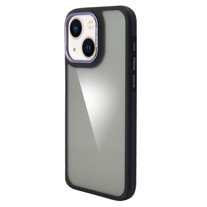 ELECTROPRIME For iPhone 15 Gold Shield 3 in 1 Phone Case(Purple)