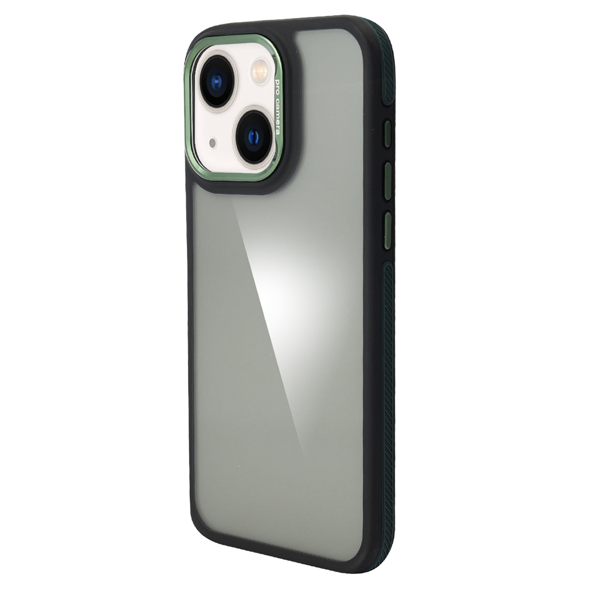 ELECTROPRIME For iPhone 15 Gold Shield 3 in 1 Phone Case(Green)