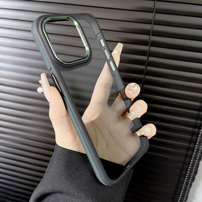 ELECTROPRIME For iPhone 15 Gold Shield 3 in 1 Phone Case(Green)