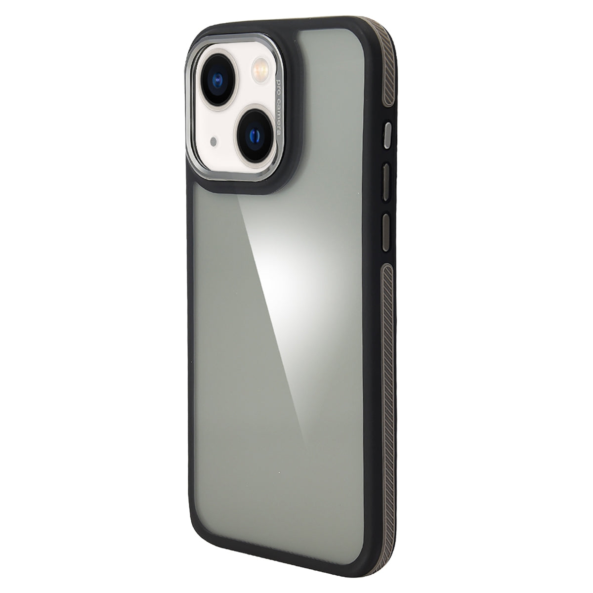 ELECTROPRIME For iPhone 15 Gold Shield 3 in 1 Phone Case(Brown)