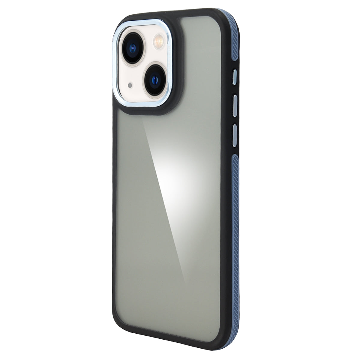 ELECTROPRIME For iPhone 15 Gold Shield 3 in 1 Phone Case(Light Blue)