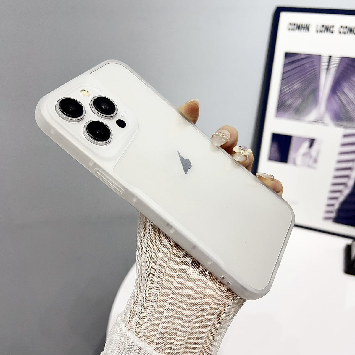 ELECTROPRIME For iPhone 15 Plus Transparent Blade TPU Phone Case