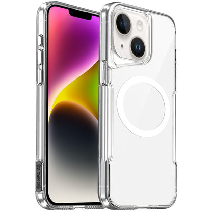 ELECTROPRIME For iPhone 14 Plus / 15 Plus MagSafe Acrylic + TPU Transparent Full Coverage Phone Case