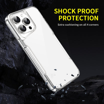 ELECTROPRIME For iPhone 14 Plus / 15 Plus Acrylic + TPU Transparent Full Coverage Phone Case