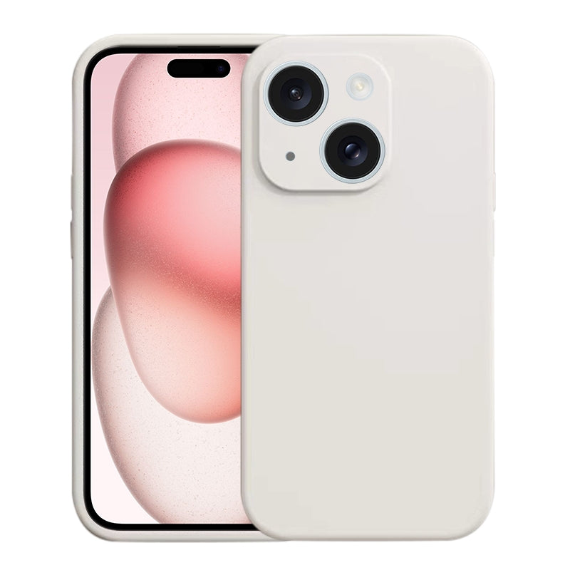 ELECTROPRIME For iPhone 15 Liquid Silicone MagSafe Phone Case(White)