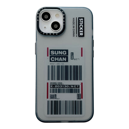 ELECTROPRIME For iPhone 15 Double Layer Frosted IMD Series TPU + PC Phone Case(Barcode)