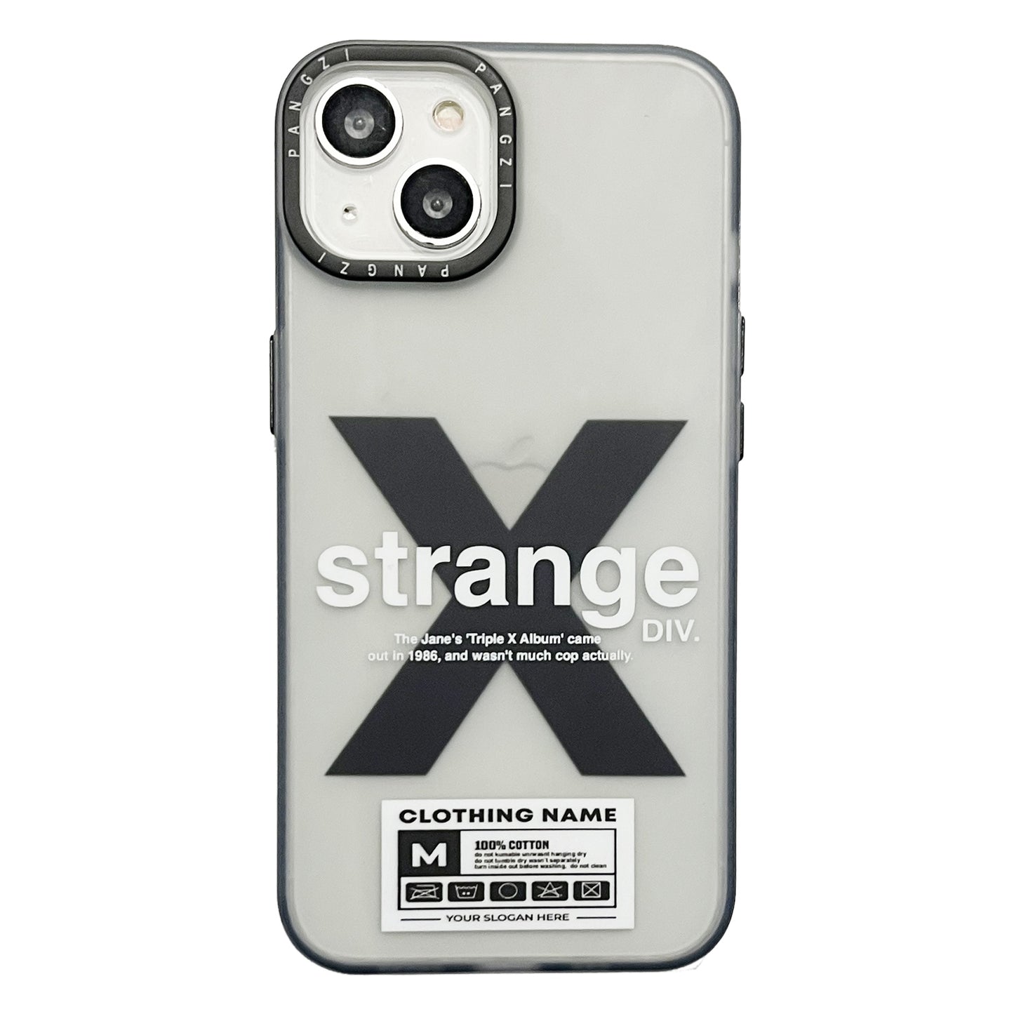 ELECTROPRIME For iPhone 15 Double Layer Frosted IMD Series TPU + PC Phone Case(X Pattern)
