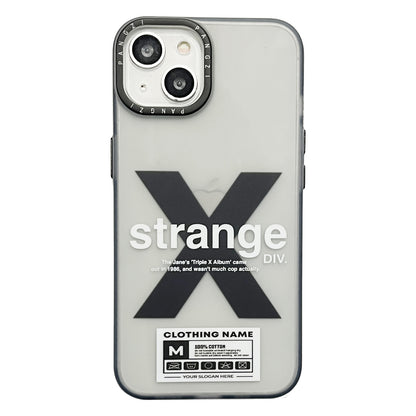 ELECTROPRIME For iPhone 15 Double Layer Frosted IMD Series TPU + PC Phone Case(X Pattern)