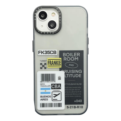 ELECTROPRIME For iPhone 15 Double Layer Frosted IMD Series TPU + PC Phone Case(Ticket CBA)
