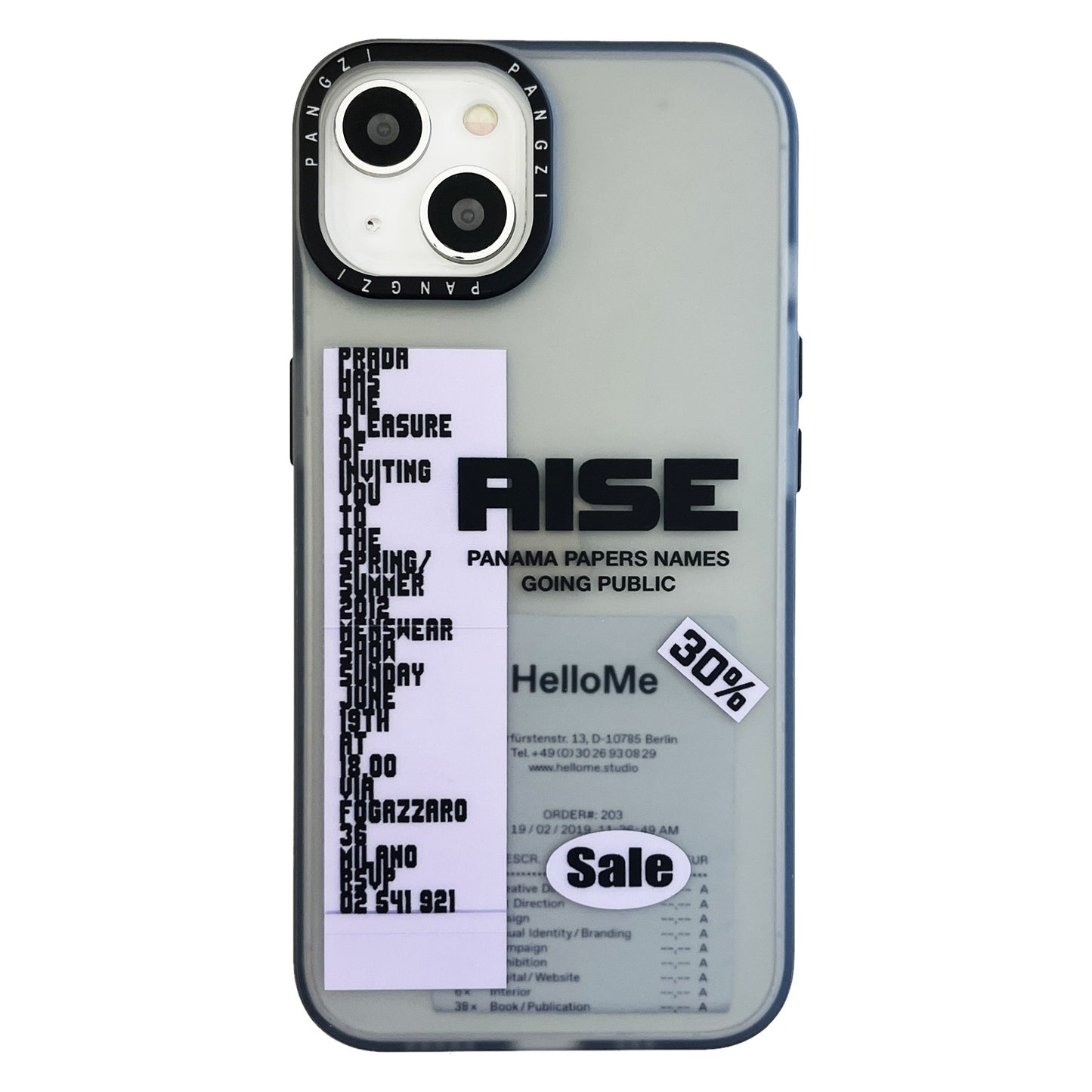 ELECTROPRIME For iPhone 15 Double Layer Frosted IMD Series TPU + PC Phone Case(Purple Label RISE)