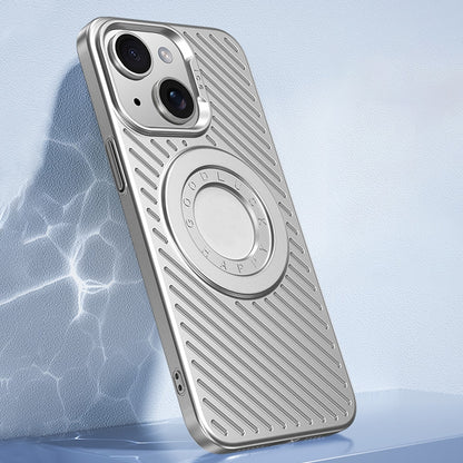 ELECTROPRIME For iPhone 15 Ice Armor Cooling MagSafe Skin Feel Phone Case(Ice Silver)