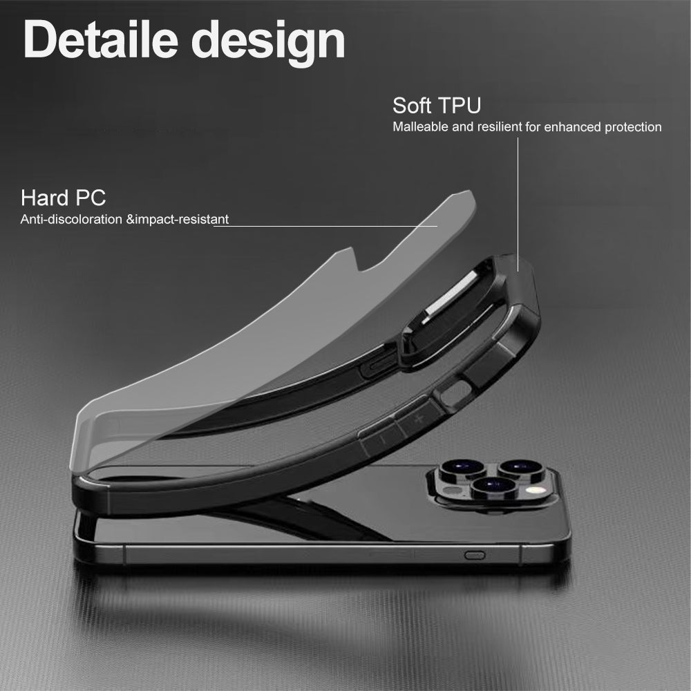 ELECTROPRIME For iPhone 15 Plus Acrylic+TPU Transparent Shockproof Phone Case(Wine Red)