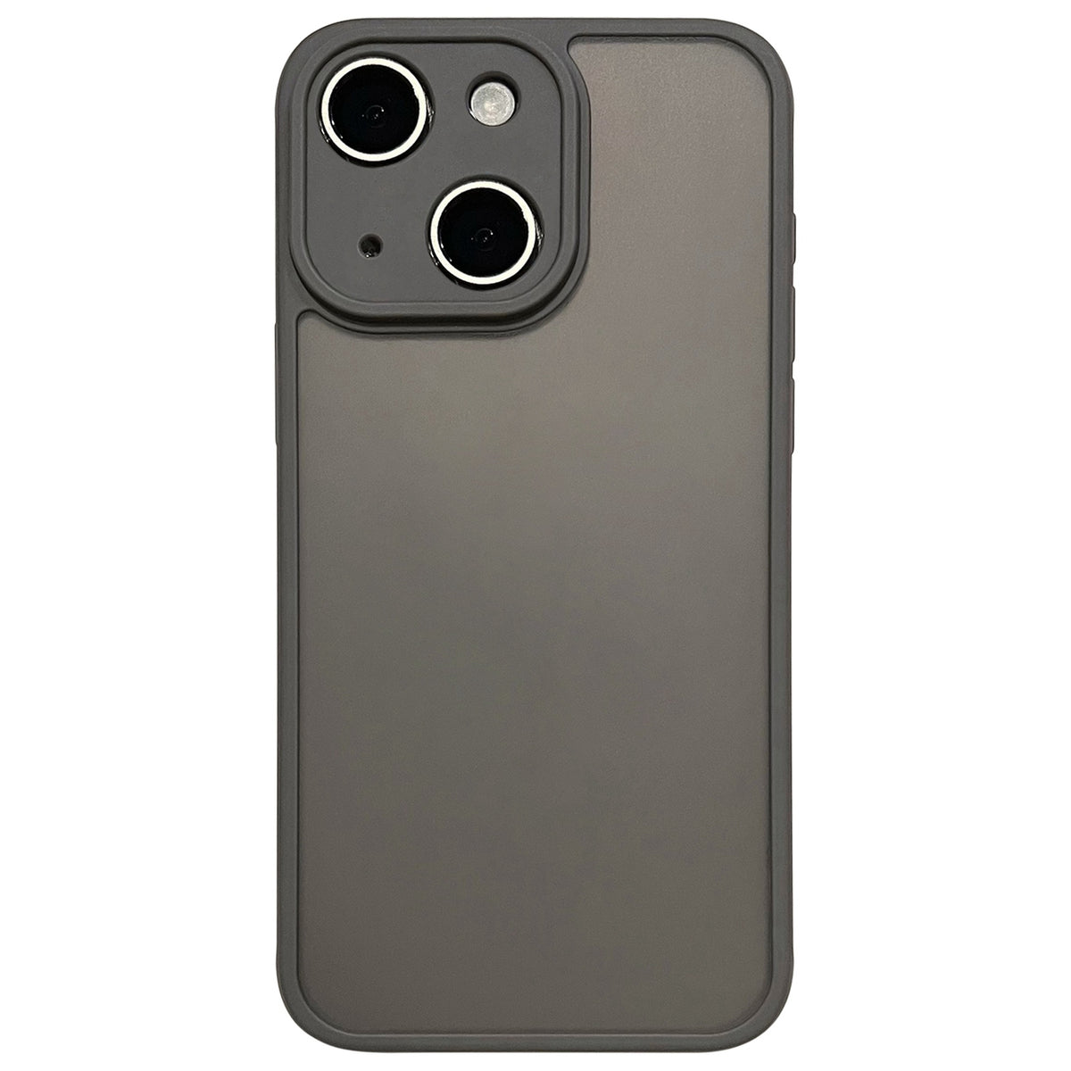 ELECTROPRIME For iPhone 15 Plus TPU Hybrid PC Phone Case(Titanium Gray)