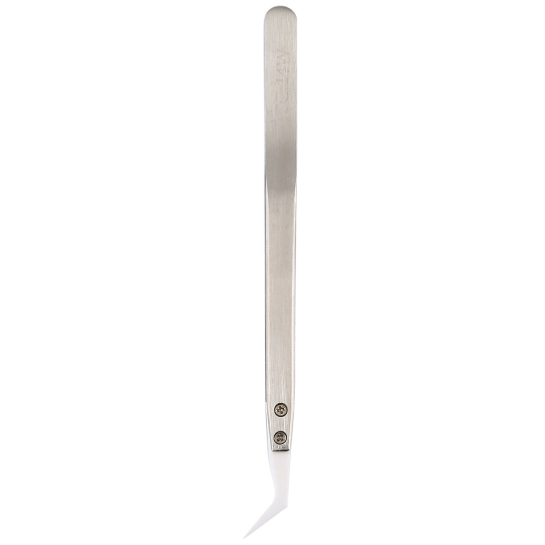 ELECTROPRIME TC-14W Stainless Steel High Temperature Resistance Ceramic Tip Elbow Tweezers