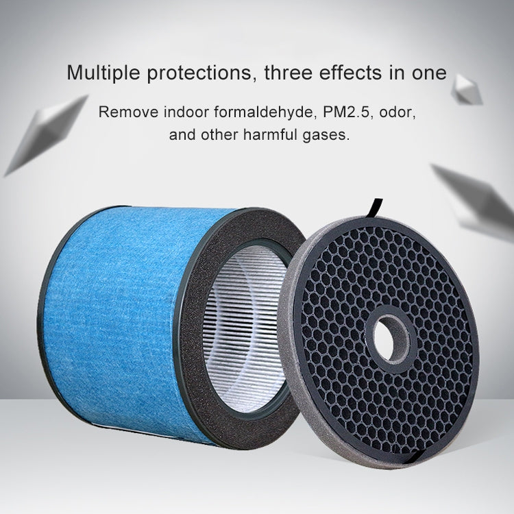 ELECTROPRIME For Haier F300/MFC F330/MFA Air Purifier Replacement Screen Strainer HEPA + Activated Carbon Filter Element Set