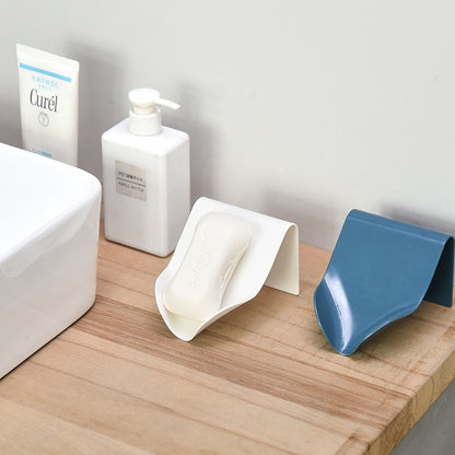 ELECTROPRIME 5 PCS Multi-function Traceless Wall Mounted Drain Soap Box, Random Color Delivery