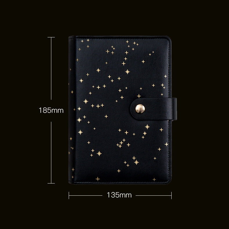 ELECTROPRIME A6 Loose-leaf Notebook Student Diary Book Creative Starry Sky Gift