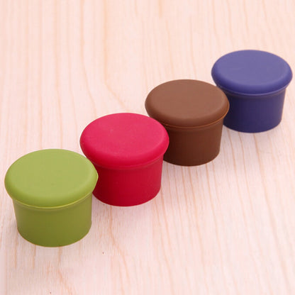 ELECTROPRIME 10 PCS Candy Color Silicone Wine Beer Condiments Bottle Stopper Random Color Delivery