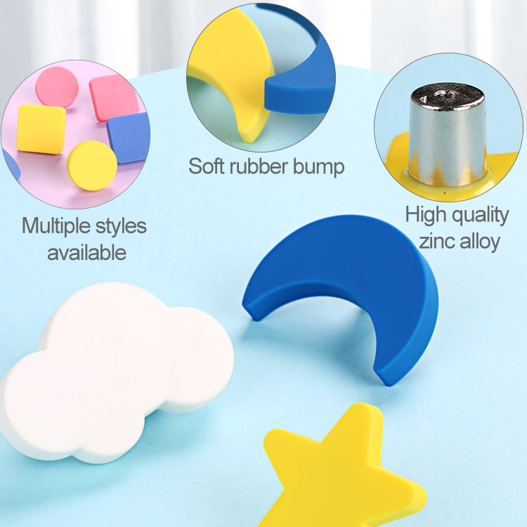 ELECTROPRIME Great Blue Star Pattern Shockproof Modern Cartoon Children Drawer Cabinet Handle