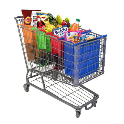 ELECTROPRIME 4 PCS / Set Supermarket Trolley Bags Non-Woven Portable Shopping Bags