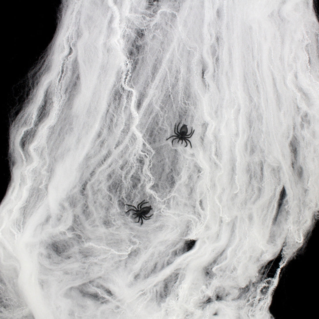ELECTROPRIME Halloween Props Cotton Yarn Spider Webs, Random Color Delivery
