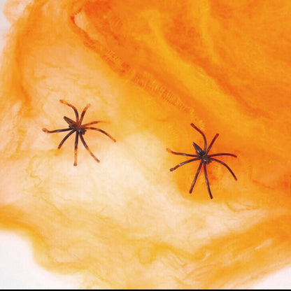 ELECTROPRIME Halloween Props Cotton Yarn Spider Webs, Random Color Delivery