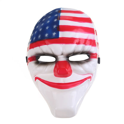 ELECTROPRIME Halloween Mask PVC Halloween Festival Party US Flag Pattern Mask