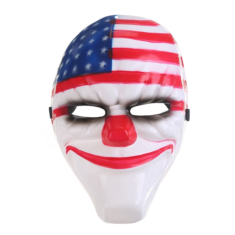 ELECTROPRIME Halloween Mask PVC Halloween Festival Party US Flag Pattern Mask