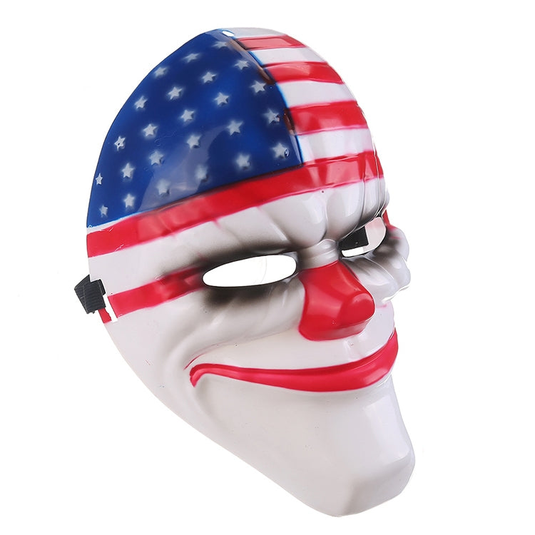 ELECTROPRIME Halloween Mask PVC Halloween Festival Party US Flag Pattern Mask