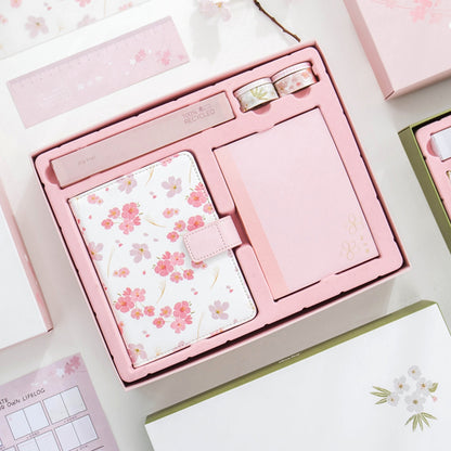 ELECTROPRIME Creative Notebook See Also The Sakura PU Hand Book Suit Gift Notebook School Office Supplies, Random Color Delivery