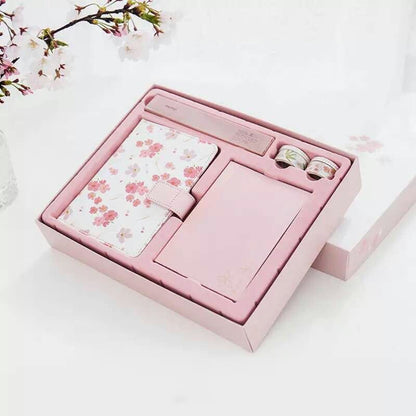ELECTROPRIME Creative Notebook See Also The Sakura PU Hand Book Suit Gift Notebook School Office Supplies, Random Color Delivery