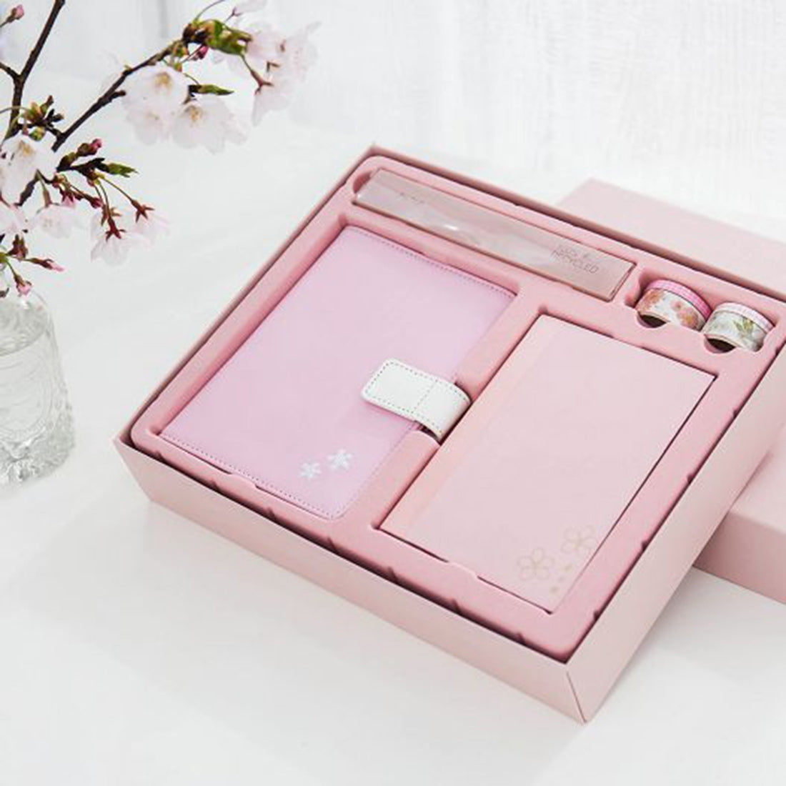 ELECTROPRIME Creative Notebook See Also The Sakura PU Hand Book Suit Gift Notebook School Office Supplies, Random Color Delivery