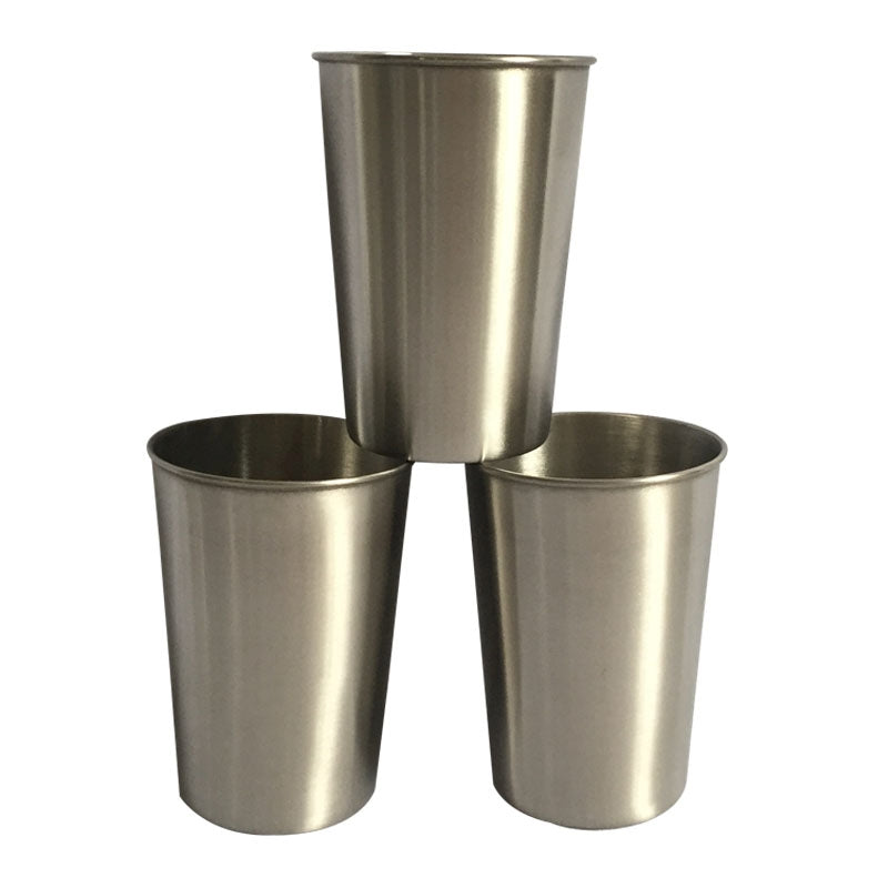 ELECTROPRIME 500ml  Single Wall Electropolished Stainless Steel Beverage Cup(Silver)