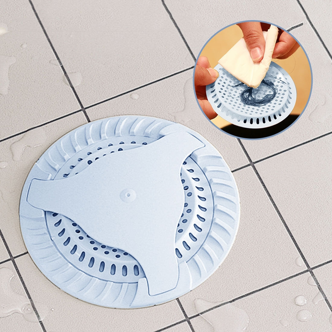 ELECTROPRIME Sink Filter Floor Drain Cover Shower Sewer Hair Colanders Strainers, Random Color Delivery