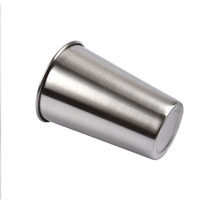 ELECTROPRIME 5 PCS 30ml Single Wall Electropolished Stainless Steel Brief Wine Cup(Silver 30ml)