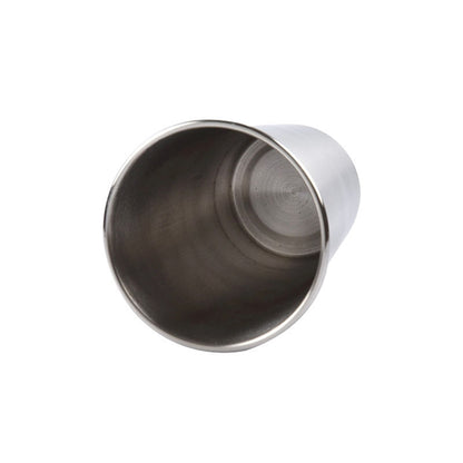 ELECTROPRIME 320ml Single Wall Electropolished Stainless Steel Brief Wine Cup(Silver)