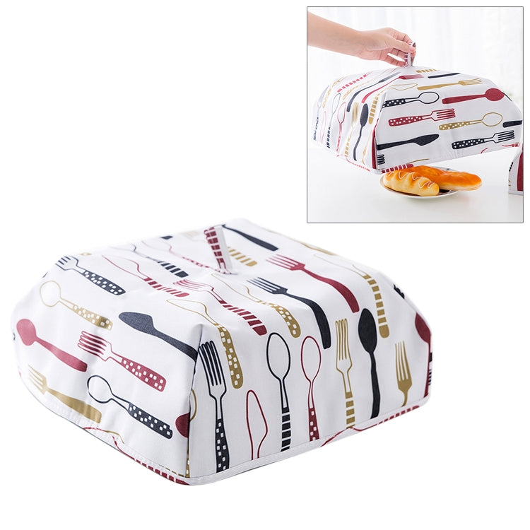 ELECTROPRIME Foldable Thickened Aluminum Foil Food Heat Preservation Cover, Size: L (37 x 37 x 15cm)(Red)