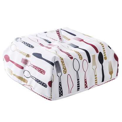 ELECTROPRIME Foldable Thickened Aluminum Foil Food Heat Preservation Cover, Size: L (37 x 37 x 15cm)(Red)