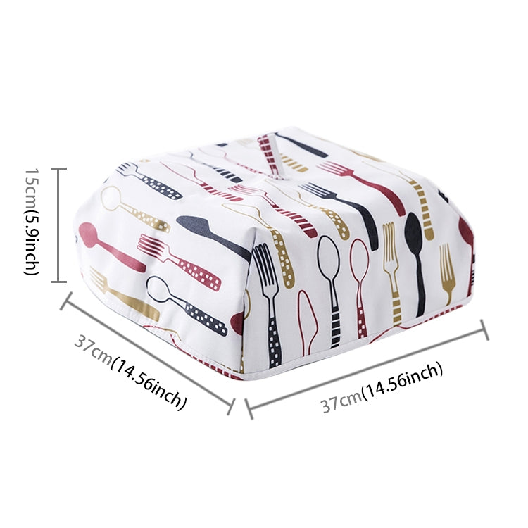 ELECTROPRIME Foldable Thickened Aluminum Foil Food Heat Preservation Cover, Size: L (37 x 37 x 15cm)(Red)