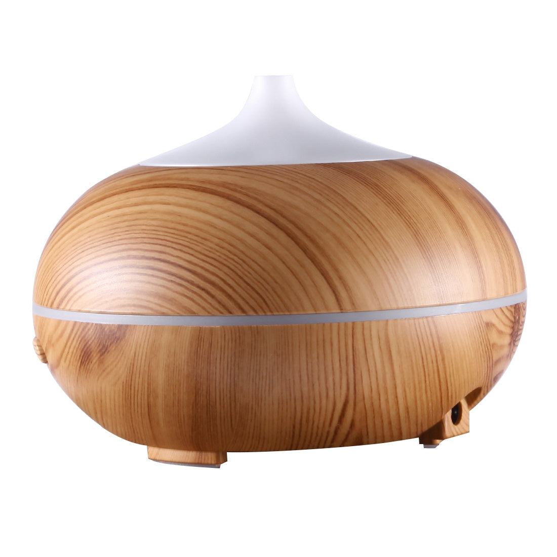 ELECTROPRIME 10W 150mL Wood Grain Aromatherapy Air Purifier Humidifier with LED Light for Office / Home Room(Brown)