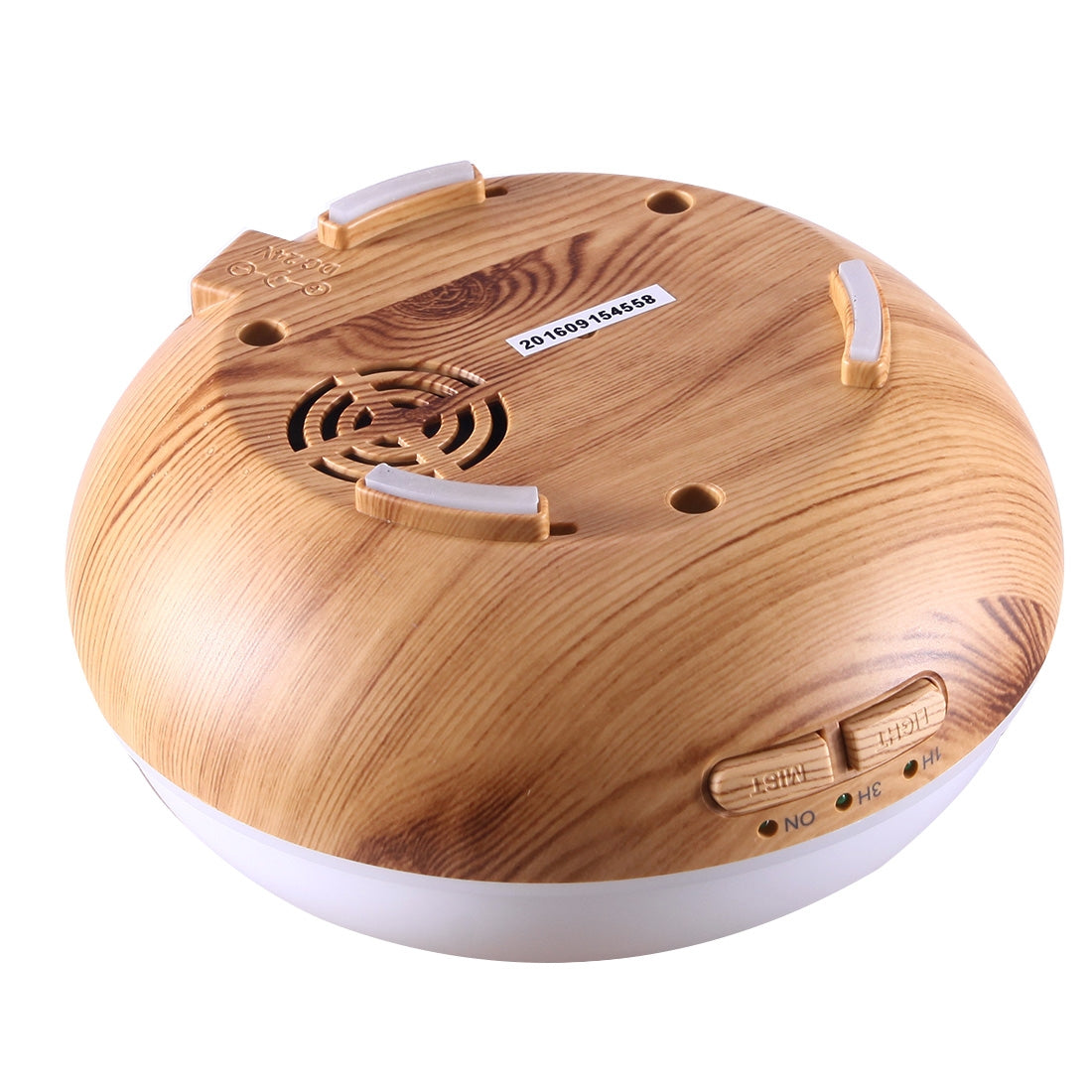 ELECTROPRIME 10W 150mL Wood Grain Aromatherapy Air Purifier Humidifier with LED Light for Office / Home Room(Brown)