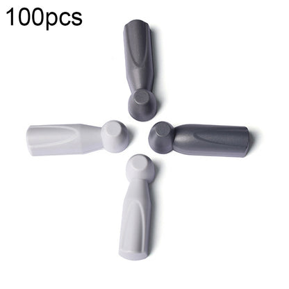 ELECTROPRIME 100pcs HTG-005 Small Hammer Anti-theft Magnetic Buckle EAS Anti-theft Sound and Magnetic Button Label for Supermarket Commodities, Random Color Delivery