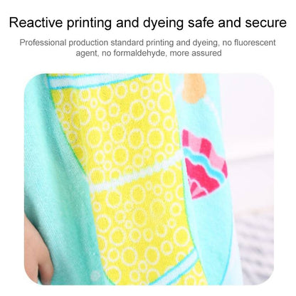 ELECTROPRIME Children Beach Towel Hooded Cloak Kids Boy Girl Baby Bath Towel Absorbent Bathrobe Swim Clothes, Size: 60 x 120cm, Suitable for Height 1.2m or Less