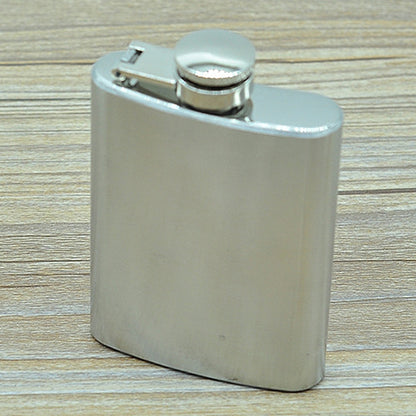 ELECTROPRIME 100ml(3.5oz)  Pocket Flagon Outdoor Sports Flat Liquor Flask Camping Ultralight Portable Wearproof Wine Pot(Silver)