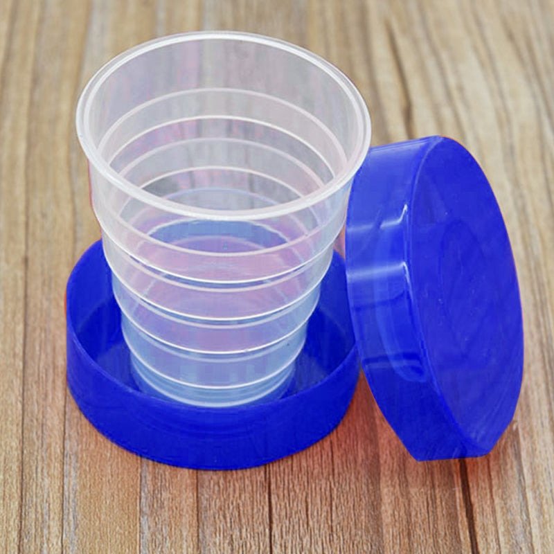ELECTROPRIME 4 PCS 200ml Fashionable Outdoor Activity Using Plastic Portabel Folding Dringking Cup