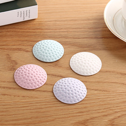 ELECTROPRIME 10 PCS Rubber Door Handle Mute Wall Pad Anti-collision Pad, Random Color Delivery, Size: 5 * 1cm