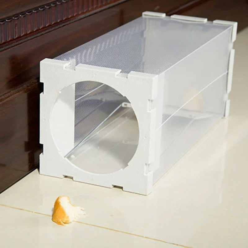 ELECTROPRIME Door Humane Animal Live Cage, Rat, Mouse and More Small Rodents PP Material Transparent Cage Trap