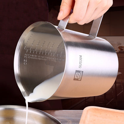 ELECTROPRIME SSGP Kitchen Cooking Tool Stainless Steel Graduated Measuring Cups, Size: 10*9.5cm, 500ml