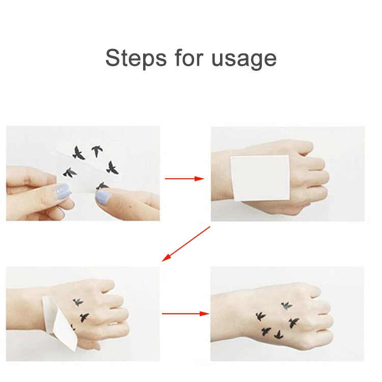 ELECTROPRIME Halloween Waterproof Temporary Face Tattoo Stickers, Size: 240*210mm