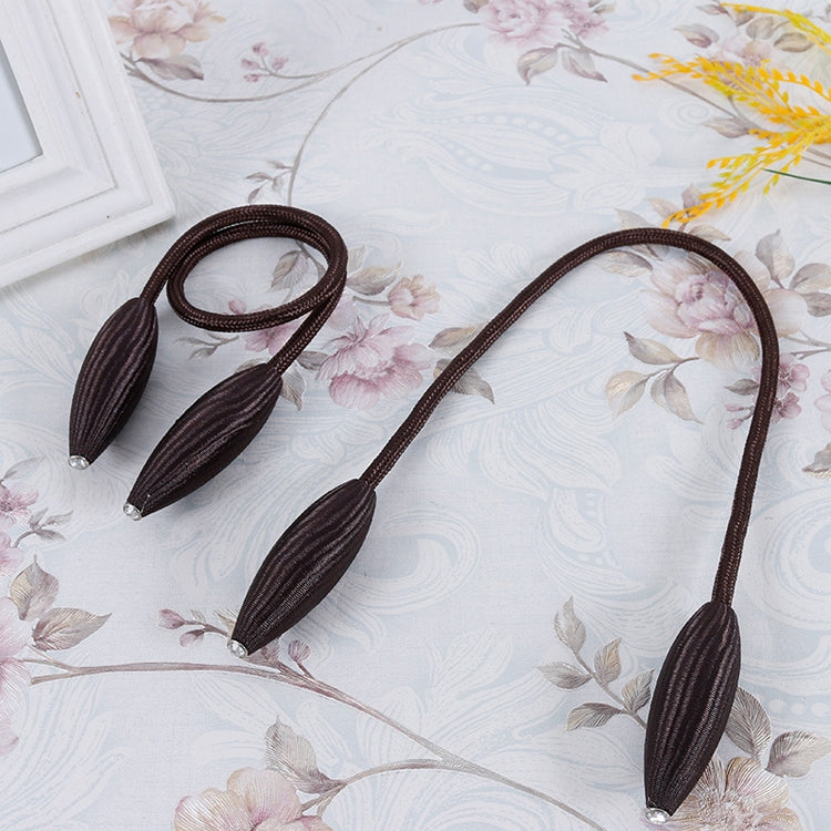 ELECTROPRIME Fashion Adornments Creative Curtain Tie Rope(Coffee)